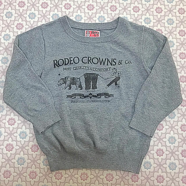 RODEO CROWNS(ロデオクラウンズ)のRODEO CROWNS☆ コットンセーター キッズ/ベビー/マタニティのキッズ服男の子用(90cm~)(ニット)の商品写真