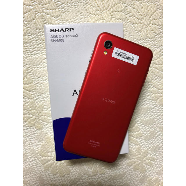 新品未使用 AQUOS sense2 SH-M08 SIMフリー レッド