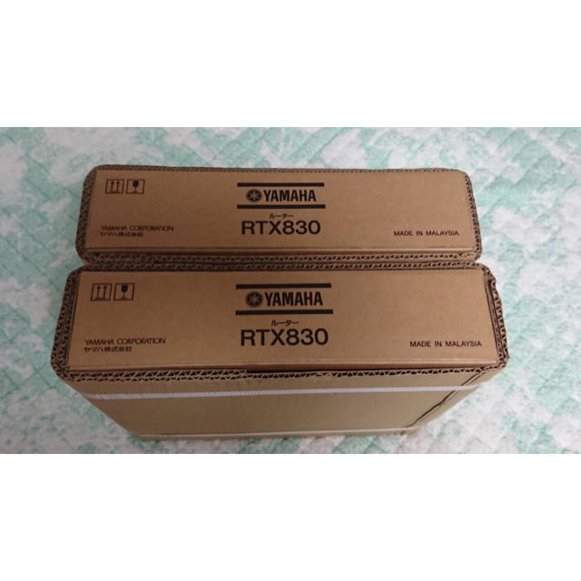 人気ブランド ヤマハ - RTX830 2台 新品未開封 ヤマハ ルーター PC周辺