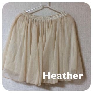 ヘザー(heather)のスカート(ひざ丈スカート)