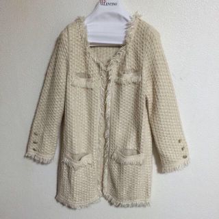 デイシーミー(deicy me)のデイシー ミーコート 美品 F(ノーカラージャケット)