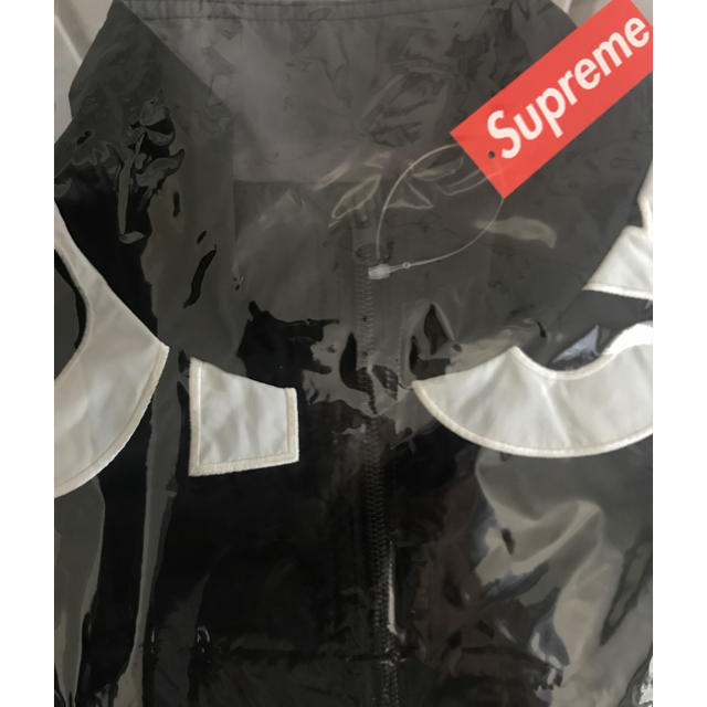 supreme  shoulder logo track jacket M 黒