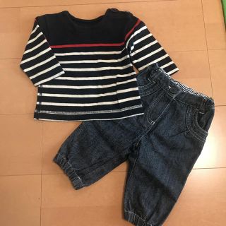 プチバトー(PETIT BATEAU)のプチバトー 上下セット(Ｔシャツ)