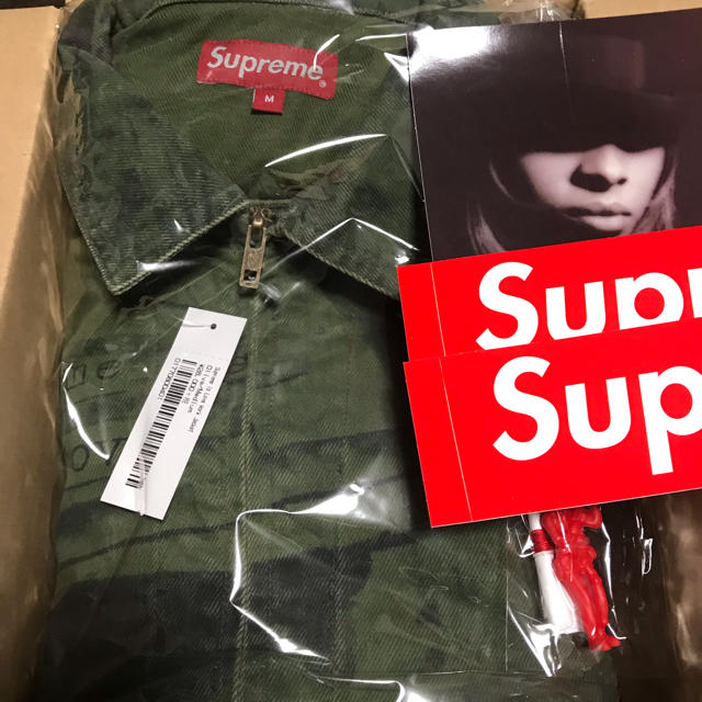 Gジャン/デニムジャケット【M】Supreme Is Love Denim Work Jacket