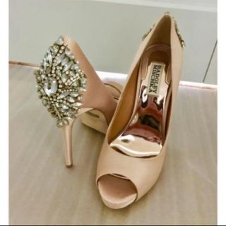 ヴェラウォン(Vera Wang)のBadgley Mischka kiara バッジェリーミシュカ♡23.0cm(ハイヒール/パンプス)