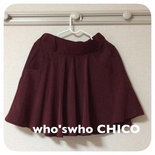 フーズフーチコ(who's who Chico)のスカート(ひざ丈スカート)