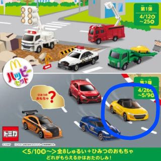 マクドナルド(マクドナルド)のハッピーセット トミカ【ホンダS660 ギミック】(ミニカー)