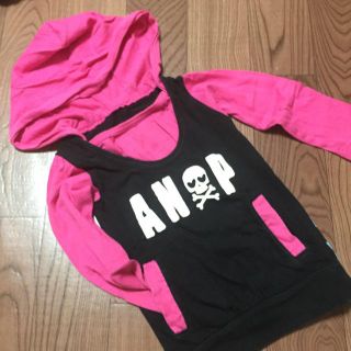 アナップキッズ(ANAP Kids)のアナップkids90フード付きロンＴ☆(Tシャツ/カットソー)