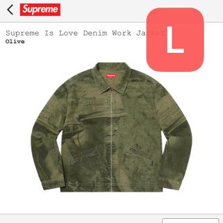 シュプリーム(Supreme)のSupreme is love denim work Jacket(Gジャン/デニムジャケット)