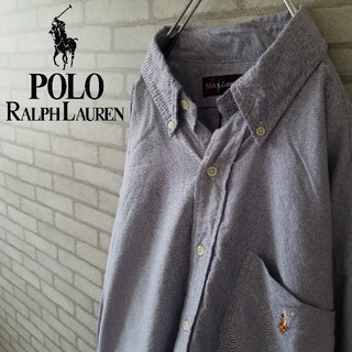 ラルフローレン(Ralph Lauren)の希少 ラルフローレン ポケット付 BDシャツ ワンピース 超オーバーサイズ (シャツ)