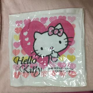 ハローキティ(ハローキティ)の【新品・未使用】ハローキティ❤︎ハンドタオル❤︎2枚セット❤︎(タオル)