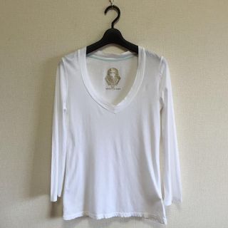 ヴィヴィアンタム(VIVIENNE TAM)のヴィヴィアンタム♡白いロンT(Tシャツ(長袖/七分))