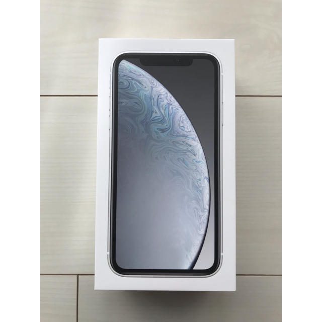 iPhone XR 128GB white ホワイト - スマートフォン本体