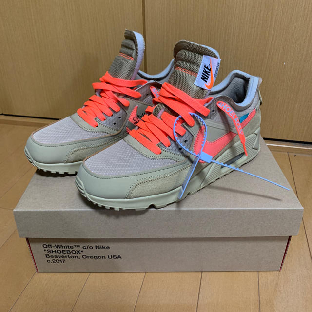 Off-white THE10 AIR MAX90 デザートオレ