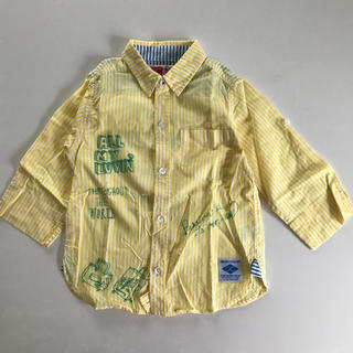 グルービーカラーズ(Groovy Colors)のグルーヴィーカラーズ ストライプシャツ 110 GROOVY COLORS(Tシャツ/カットソー)