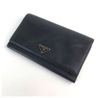 PRADA - ❤️セール❤️ プラダ PRADA 二つ折り長財布 レディース ブラックの通販｜ラクマ