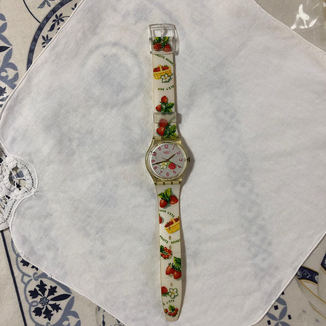 swatch - スウォッチ swatch イチゴ&ラズベリー 腕時計 作動中の通販 by ココナッツshop｜スウォッチならラクマ