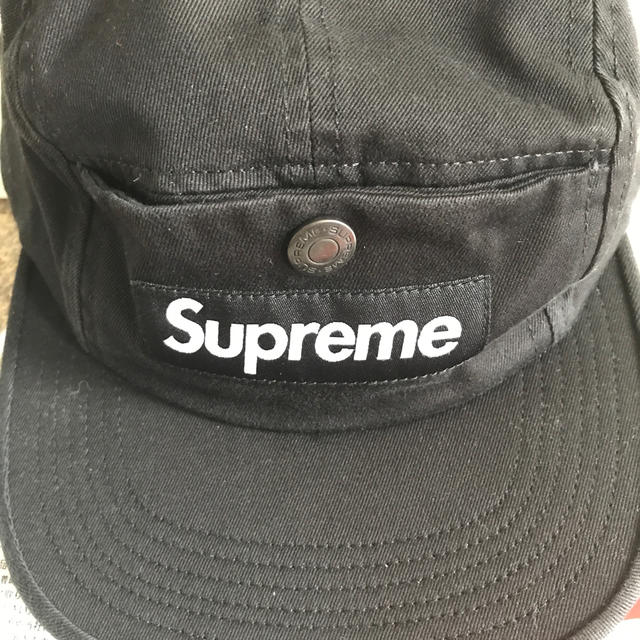 Supreme Snap Button Pocket Camp Cap