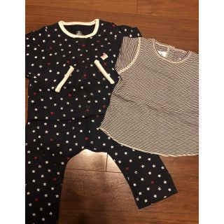 プチバトー(PETIT BATEAU)のプチバトー スウェット3点セット(シャツ/カットソー)