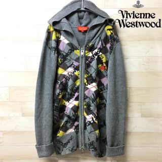 ヴィヴィアンウエストウッド(Vivienne Westwood)の【Vivienne Westwood】パーカー(M) ニット アーガイル(パーカー)