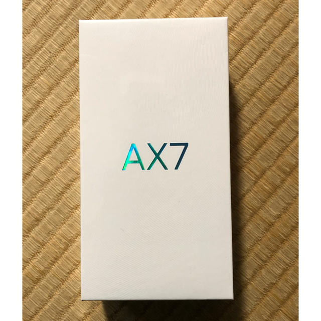 OPPO AX7本体 ブルー