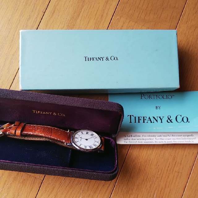 Tiffany & Co.(ティファニー)のTIFFANY&Co PORTFOLIO 腕時計 ボーイズサイズ  レディースのファッション小物(腕時計)の商品写真