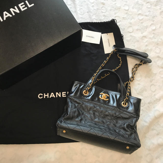 ブラック付属品極美品 CHANEL シャネル ショルダーバッグ 2WAY クルーズコレクション