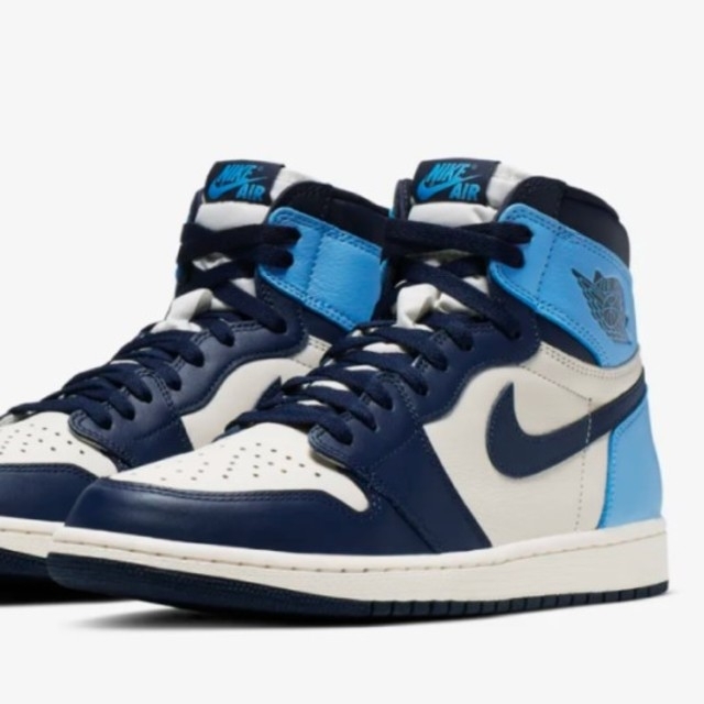 27.5 NIKE AIR JORDAN 1 OBSIDIAN