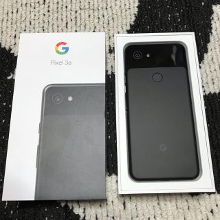 ソフトバンク(Softbank)の【新品未使用品】 Google pixel3a ブラック 64GB(スマートフォン本体)