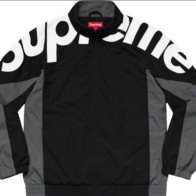 Supreme Shoulder Logo Track Jacket　black