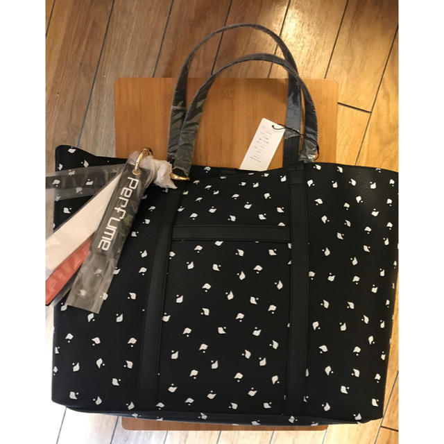 専用perfume バッグ　P-DOT TOTE BAG ブラック