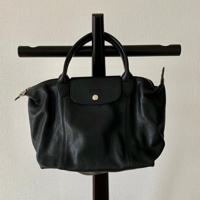 LONGCHAMP ロンシャン キュイール ◆レザートートバッグ