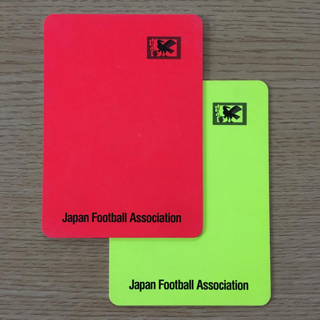 JFA レッドカード イエローカード スポーツ/アウトドアのサッカー/フットサル(その他)の商品写真
