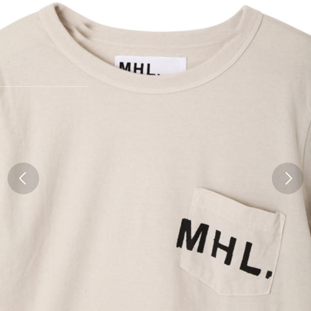 MARGARET HOWELL(マーガレットハウエル)のMHL.♡ライトベージュTシャツ レディースのトップス(Tシャツ(半袖/袖なし))の商品写真