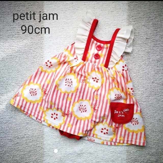 Petit jam(プチジャム)のプチジャム　水着 90サイズ キッズ/ベビー/マタニティのキッズ服女の子用(90cm~)(水着)の商品写真