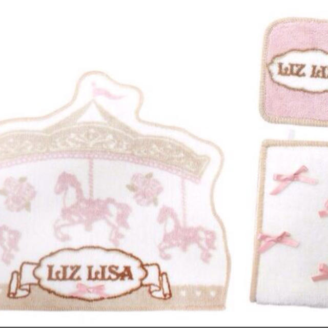 LIZ LISA(リズリサ)のLIZ LISA♡トイレタリーセット インテリア/住まい/日用品のラグ/カーペット/マット(トイレマット)の商品写真