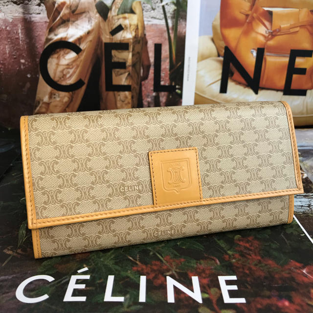 ファッション小物【正規品】ほぼ未使用✨CELINE セリーヌ マカダム 長財布