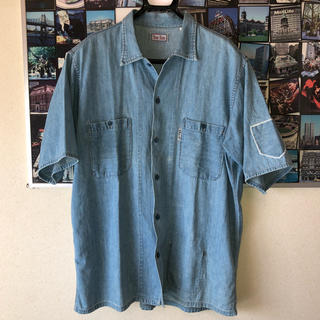 ブルーブルー(BLUE BLUE)のオーバーサイズデニムシャツ(シャツ)