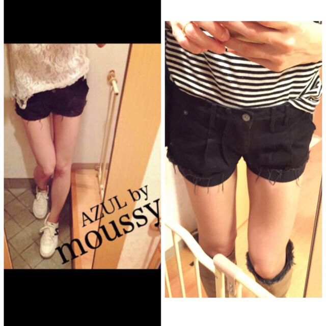 AZUL by moussy(アズールバイマウジー)のさとみ様専用❁ショーパン&ニット&タンク レディースのパンツ(ショートパンツ)の商品写真