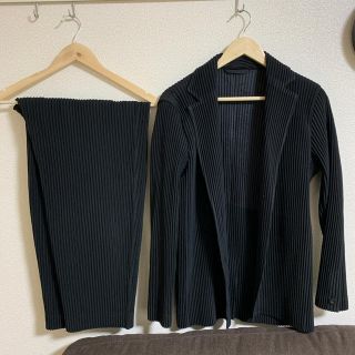 ISSEY MIYAKE MEN プリーツ セットアップ