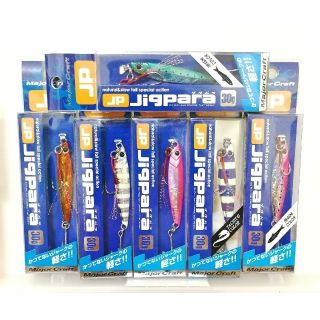 メジャークラフト(Major Craft)の新品未使用✩送料込み♪メジャークラフト ジグパラショート30g 6カラーセット(ルアー用品)