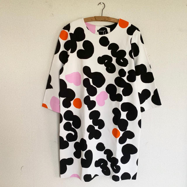 ワンピース新品★marimekko 秋冬 ワンピース poppari jersey 二次会