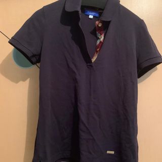 バーバリーブルーレーベル(BURBERRY BLUE LABEL)のブルーレーベルクレストブリッジ 38 ポロシャツ(ポロシャツ)