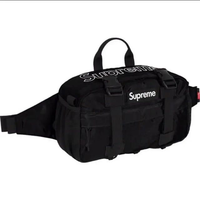 メンズSupreme Waist Bag BLACK