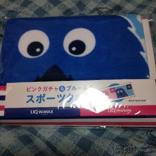 【未開封新品】ガチャピン　UQモバイル　タオル(キャラクターグッズ)