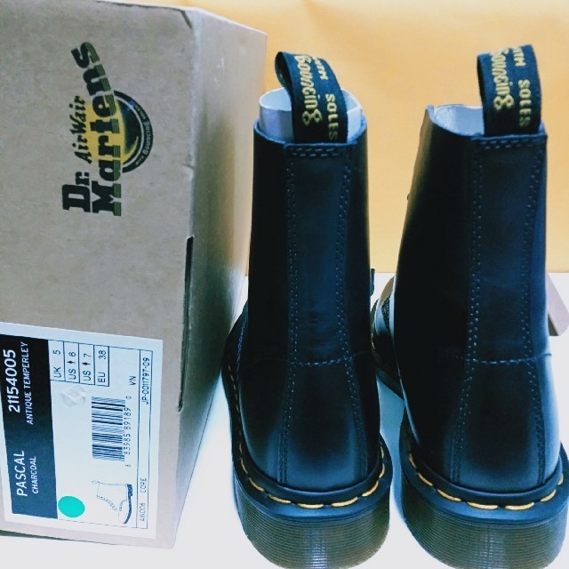 Dr.martens ドクターマーチン PASCAL チャコール　8ホール 2