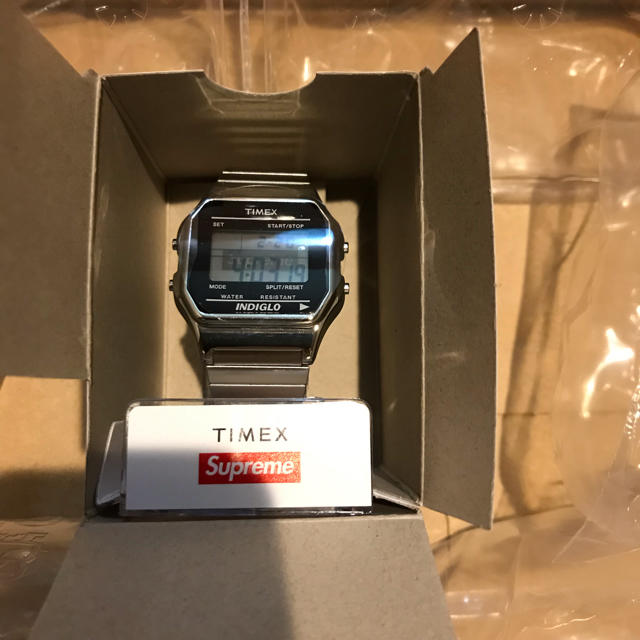 新品 Supreme Timex Digital Watch Silverファッション小物