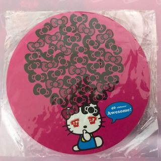 サンリオ(サンリオ)の【新品未開封】HELLO KITTYコースター AWESOME STOREコラボ(収納/キッチン雑貨)