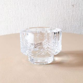 イッタラ(iittala)の極美品 イッタラ クーシ キャンドルホルダー クリア(置物)