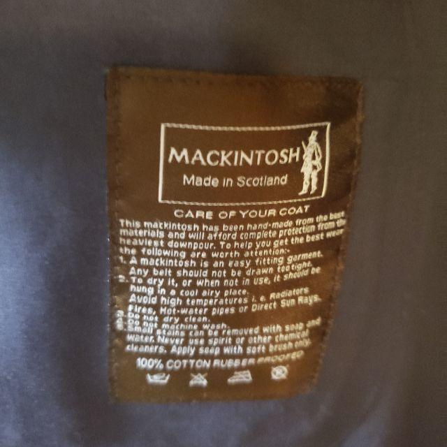 MACKINTOSH(マッキントッシュ)のマッキントッシュ　ゴム引き　ステンカラーコート　38 メンズのジャケット/アウター(ステンカラーコート)の商品写真